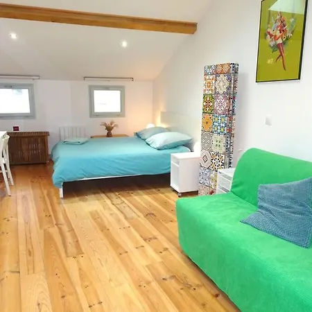 Agreable Maison Au Centre Historique De Avec Garage 펜션 푸아